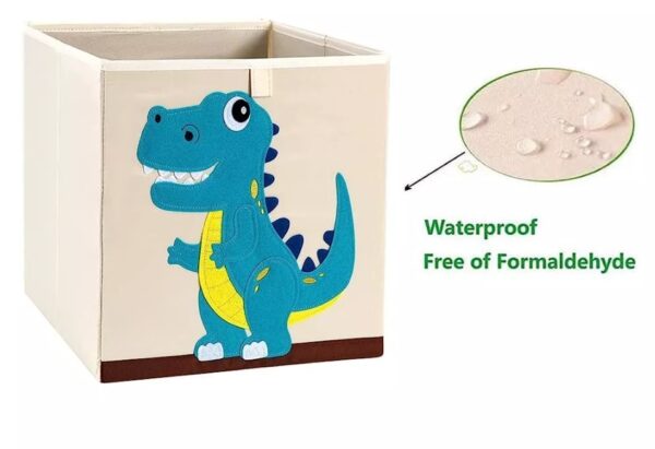 Caja Almacenamiento Juguetes Plegable Infantil Dinosaurio - Imagen 3