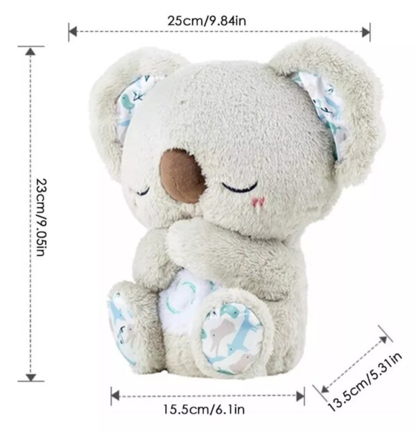 Peluche Koala Que Respira Recargable Con Luz Y Sonido - Imagen 3