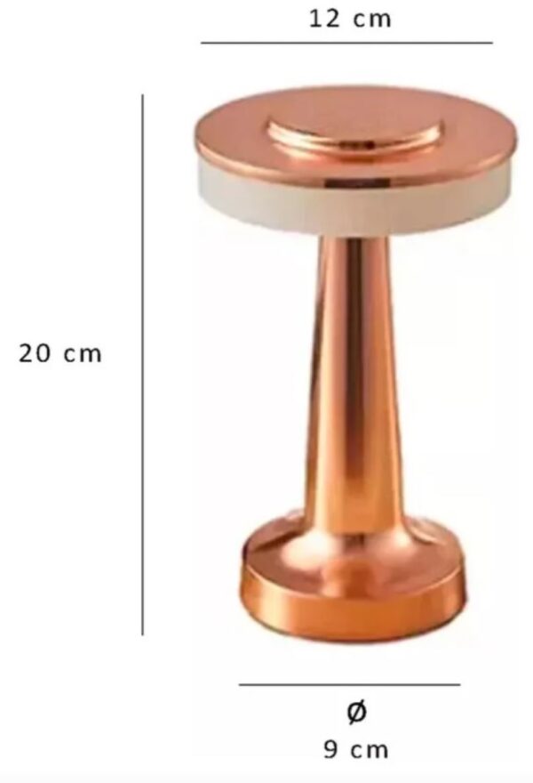 Lampara De Mesa Luces Led Inalambrica Recargable Con Sensor - Imagen 3