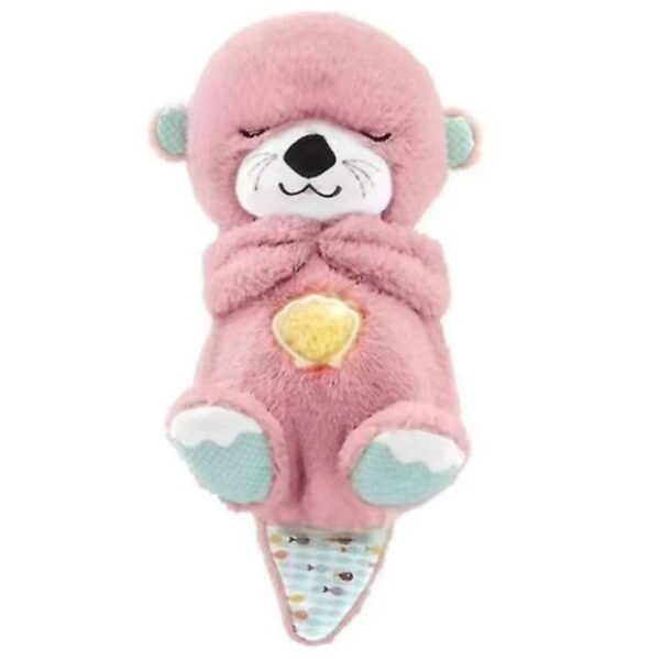 Peluche Nutria Que Respira Y Tranquiliza Sonido Anti Estres Beige - Imagen 2