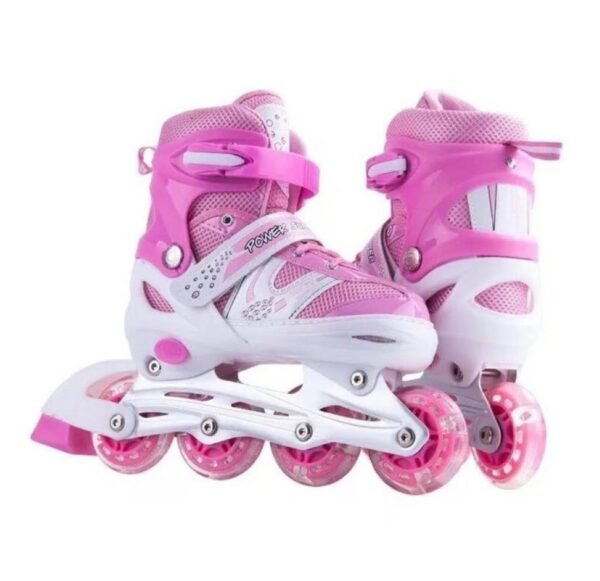 Patines En Linea Expandibles Talla M Con Kit Seguridad - Imagen 3