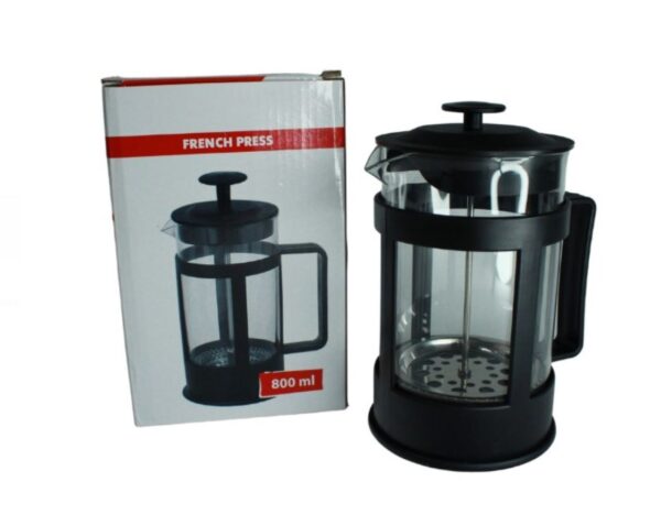 Cafetera Prensa Manual Francesa Vidrio Para Cafe 800 ML - Imagen 4