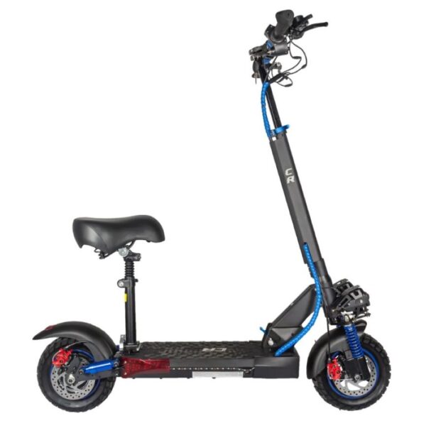 Scooter Electrica Portatil 800 W Negra - Imagen 2