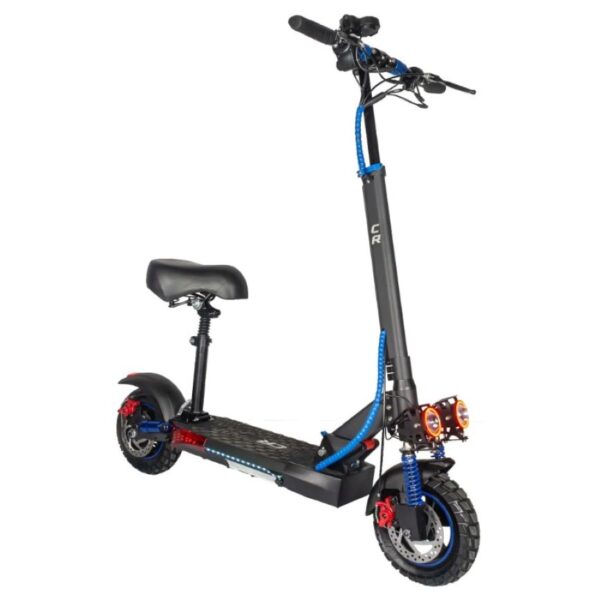 Scooter Electrica Portatil 800 W Negra