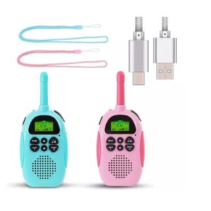 Radio Comunicador Infantil Boquitoquis Niño Y Niña Recar X 2