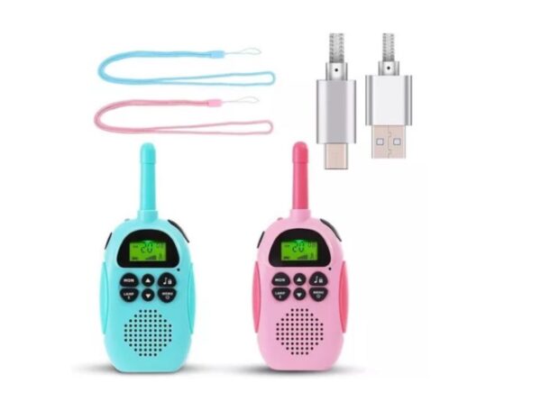 Radio Comunicador Infantil Boquitoquis Niño Y Niña Recar X 2
