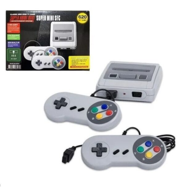 Consola Para Tv Retro 620 Juegos Super Nintendo Juego Familiar