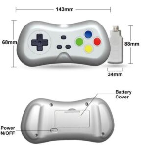 Consola Retro Inalámbrica 638 Juegos Conexión USB HDMI TV