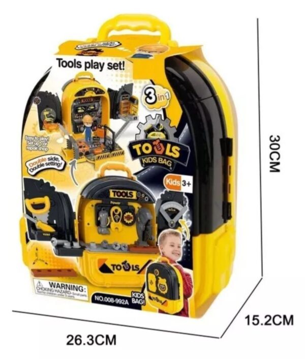 Maleta Juguete Herramientas Para Niños Mundo Miniatura - Imagen 4