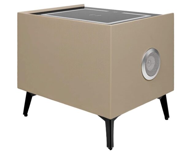 Mesita De Noche Led Inteligente Con Carga Usb Inalambrica - Imagen 4