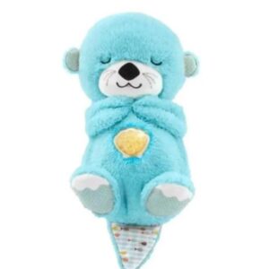 Peluche Nutria Que Respira Y Tranquiliza Sonido Anti Estres Azul