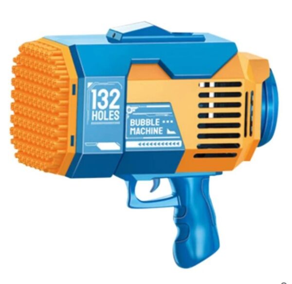 Pistola De Burbujas Recargable De 132 Agujeros Electrica