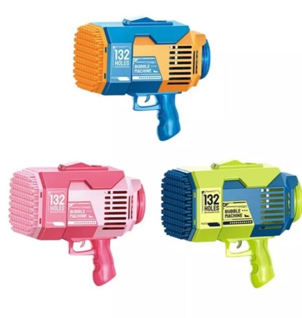 Pistola De Burbujas Recargable De 132 Agujeros Electrica - Imagen 4