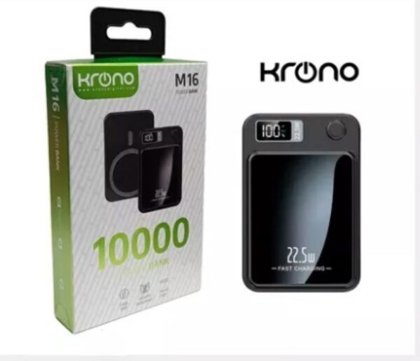Power Bank Carga Inalambrica M16 Krono 10.000 Mah - Imagen 4