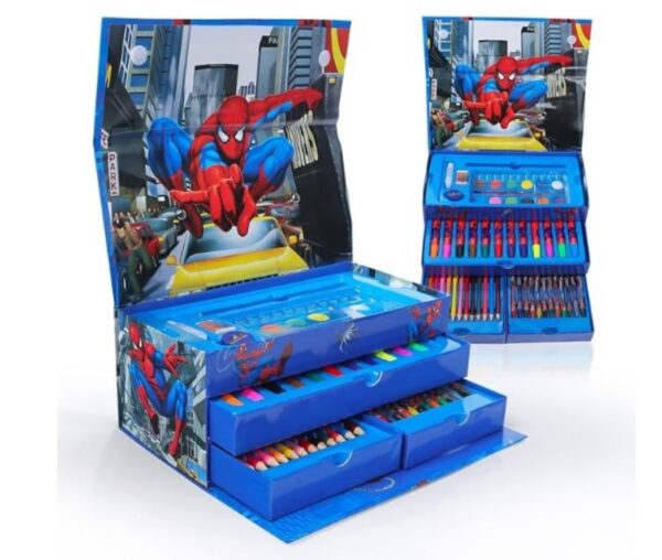 Set Arte Niños Y Niñas Maleta 54 Piezas Crayon Acuarela - Imagen 2