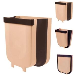 Basurero Cocina Colgante Plegable Papelera Multiusos