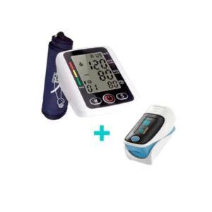 Combo Tensiometro Digital De Voz Mas Oximetro  Pulso Saturador