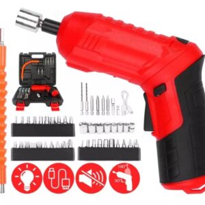 Destornillador Electrico USB Recargable Copas Y Extensor