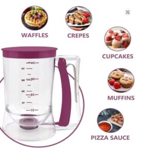 Dispensador Mezclador De Masa Para Pancake Cupcake Batidor
