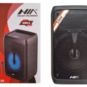 Cabina Parlante De Sonido 8 Pulgadas Con Microfono Bluetooth NIA 2108