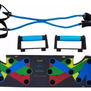 Tabla Push Up Sistema Completo De Flexiones  Mas Bandas