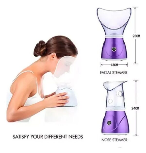 Sauna Facial Vaporizador Limpieza Poros Puntos Negros - Imagen 3