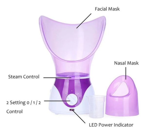 Sauna Facial Vaporizador Limpieza Poros Puntos Negros - Imagen 4