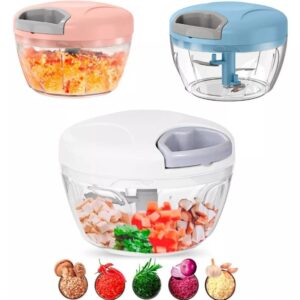 Picador Cortador Manual Cuerda Profesional X4 Cuchilla 900ml