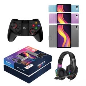 Tablet Gopad Gamer Fly Audífonos Control Estuche