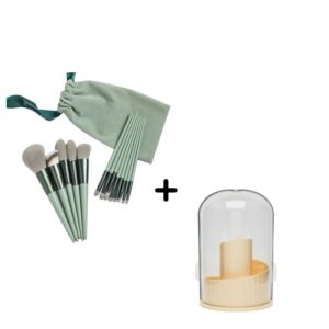 Juego De Brochas De Maquillaje De 13 Piezas Mas Organizador 360°