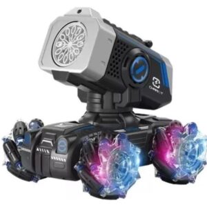 Carro Tanque Juguete Control Remoto Cañón Lanza Burbujas