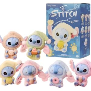 Peluche Stitch Pijama Caja Sorpresa Tipo Llavero