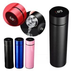 Termo Con Indicador Digital Led De Temperatura Frio Calor 500 Ml