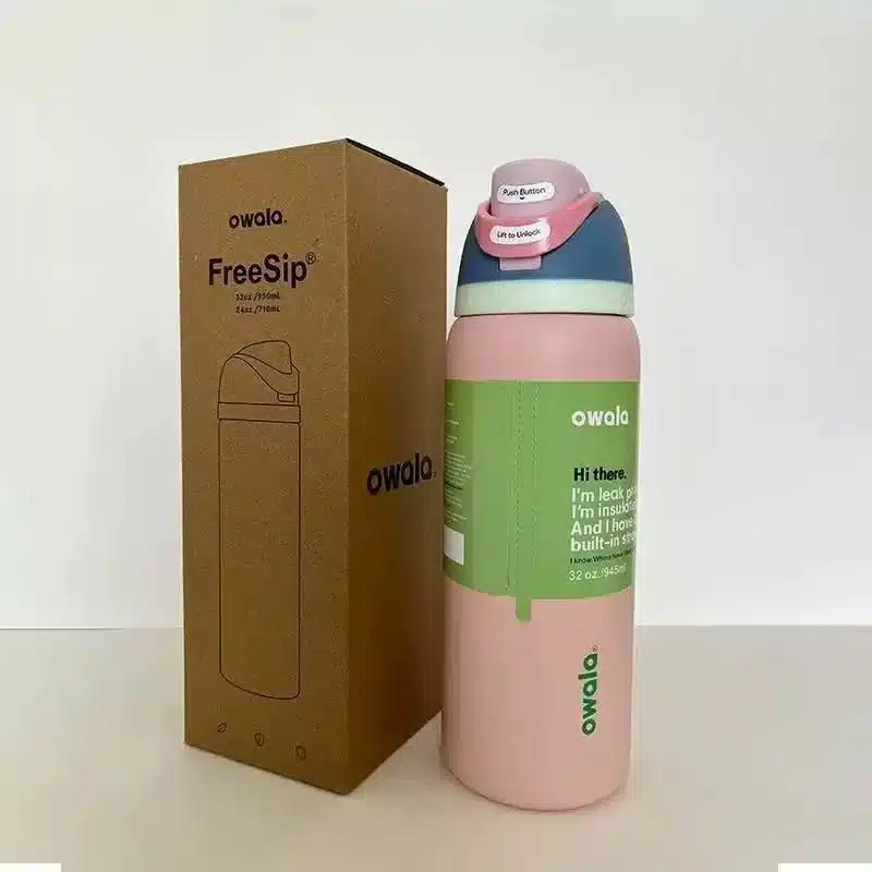 Termo Botella De Agua Deportiva De Doble Pared Owala - Imagen 7