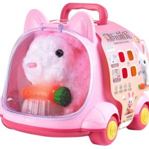 Juguete Peluche Conejo Interactivo Con Casita Y Accesorios