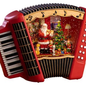 Lampara Navideña Diseño Acordeón Luz y Sonido