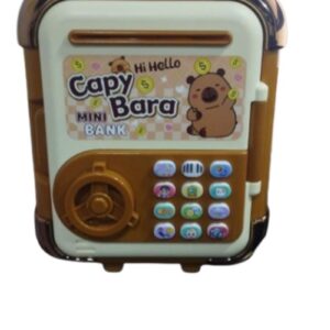 Alcancía Caja Fuerte Capibara Con Sonidos Para Niños