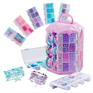 Set De Armar Pulseras Bisutería Estuche Juguete Niñas 5 En 1