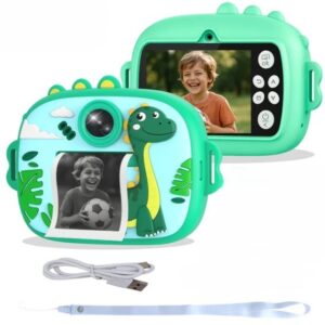 Cámara Instantánea Para Niños Fotografía Y Video Dinosaurio