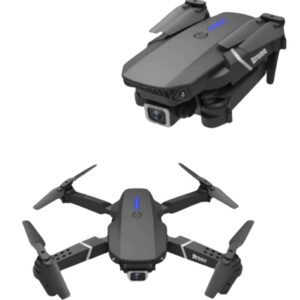 Drone Plegable 4k HD Doble Cámara E88 Con 3 Baterías