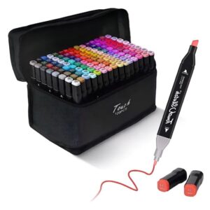 Marcadores Doble Punta X 120 Plumones Punta Pincel