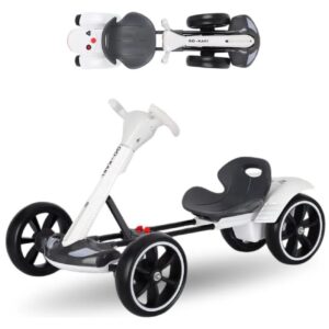 Mini Go Kart Eléctrico Plegable Niños Ajustable Batería Recargable