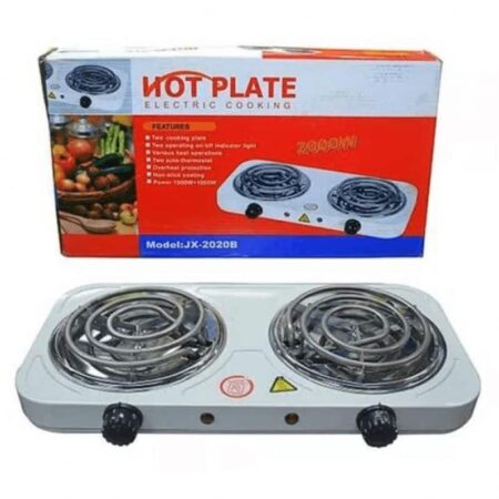 Estufa Eléctrica Portátil Hot Plate De 2 Puestos