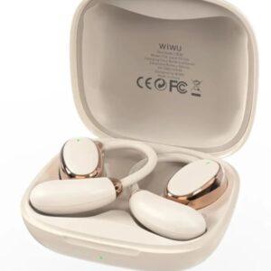Audífonos Wiwu T30 Conducción Ósea Beige