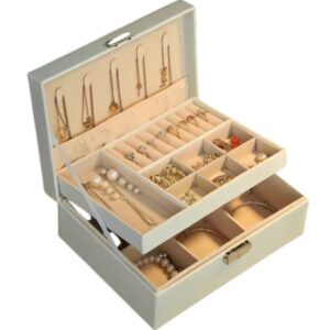 Joyero Organizador Joyas Estuche Caja Bisutería Multifunción