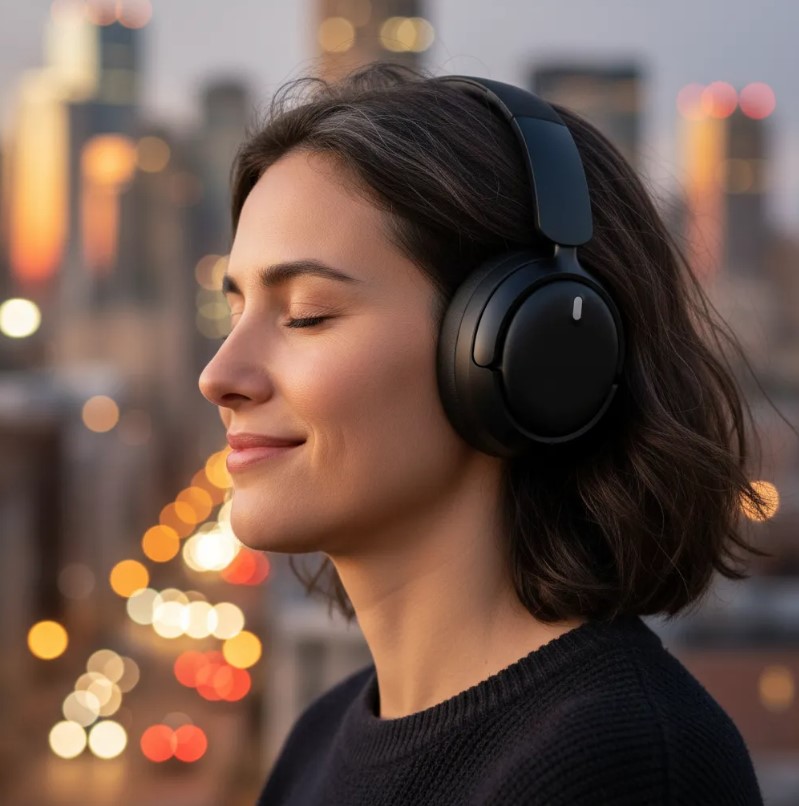 Audífonos Diadema Wiwu TD-10 Elite Cancelación De Ruido Batería 38H - Imagen 3