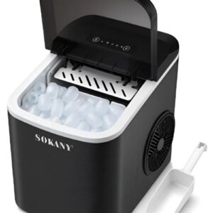 Máquina De Hacer Hielo Sonaky Portátil 112W Ice Maker