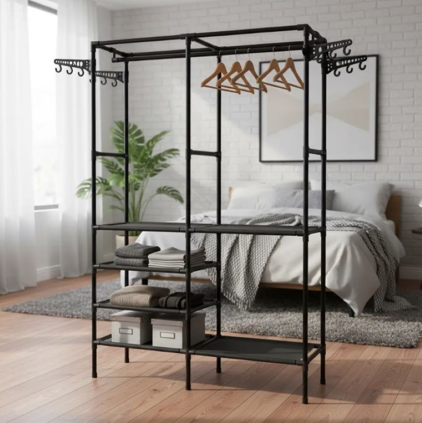 Clóset Multifuncional Metálico Organizador 2 cuerpos - Imagen 3