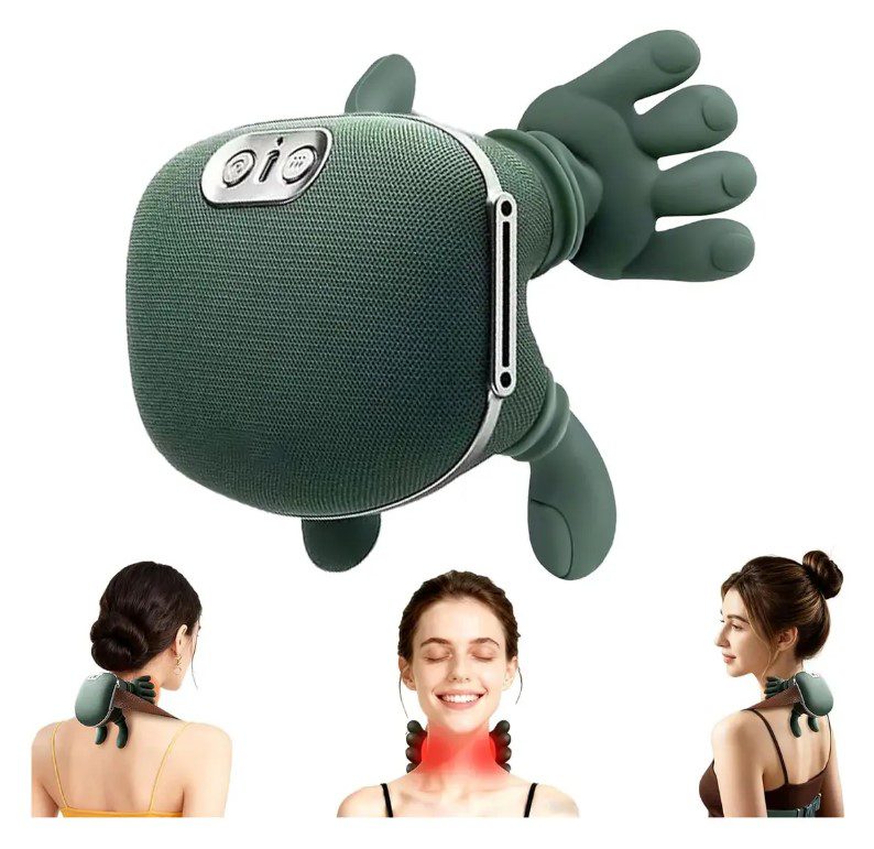 Masajeador Eléctrico Cuello Hombros Manitos Portátil