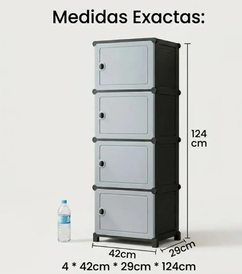 Cajonera Organizadora 4 Cajones Multiusos Moderna - Imagen 4
